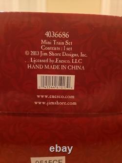 Jim Shore North Star Express MINI Train Set ORIGINAL BOX