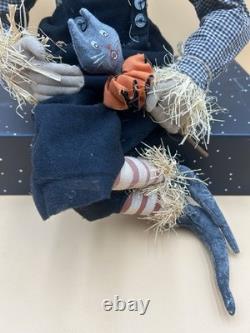 Joe Spencer Britches Pumpkin Head Doll Halloween