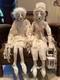 Joe Spencer Gathered Traditions Gert & Gary Ghost Couple 30 Art Dolls