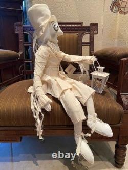 Joe Spencer Gathered Traditions Gert & Gary Ghost Couple 30 Art Dolls