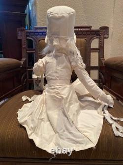 Joe Spencer Gathered Traditions Gert & Gary Ghost Couple 30 Art Dolls