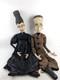 Joe Spencer Gathered Traditions Halloween Frankie & Frances Monster Dolls