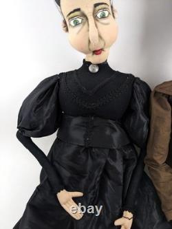 Joe Spencer Gathered Traditions Halloween FRANKIE & FRANCES Monster Dolls