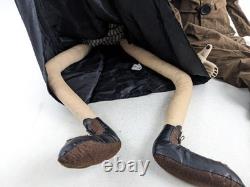 Joe Spencer Gathered Traditions Halloween FRANKIE & FRANCES Monster Dolls