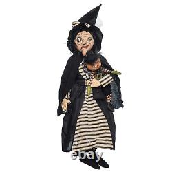Joe Spencer Gathered Traditions Phoebe Witch Doll Halloween