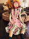 Joe Spencer / Gathered Traditions Rare Folk Art Doll Apple Corrie