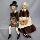 Joe Spencer Gathered Traditions Thanksgiving Artist Dolls Prudence & Myles 36