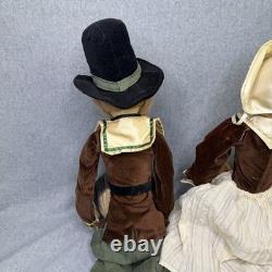 Joe Spencer Gathered Traditions Thanksgiving Artist Dolls Prudence & Myles 36