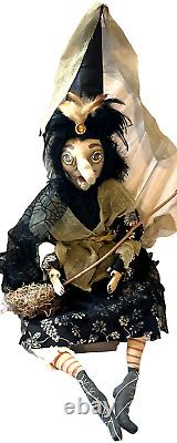 Joe Spencer Gathered Traditions Thelma Witch Hallowen Doll 40