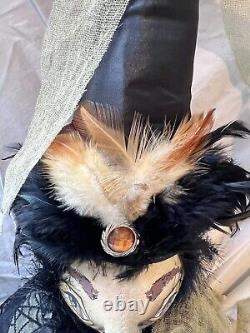Joe Spencer Gathered Traditions Thelma Witch Hallowen Doll 40
