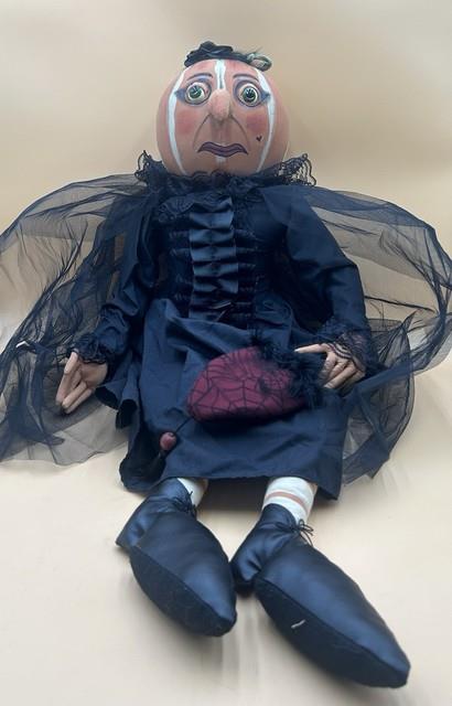 Joe Spencer Halloween Gathered Traditions Quintessa Witch Large 42 Art Doll