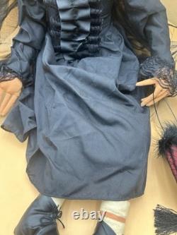 Joe Spencer Halloween Gathered Traditions Quintessa Witch Large 42 Art Doll