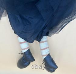Joe Spencer Halloween Gathered Traditions Quintessa Witch Large 42 Art Doll
