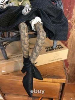 Joe Spencer Halloween Marleigh Witch withpumpkin doll 31 shelf sitter