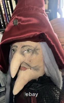 Joe Spencer Xlarge lWinnie Halloween Fabric Doll Gathered Traditions. READ