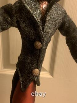 Joe Spencers Mr. Bones 29 skeleton figure on stand for Halloween