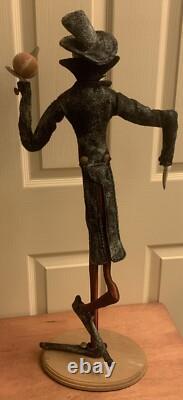 Joe Spencers Mr. Bones 29 skeleton figure on stand for Halloween