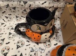 Johanna Parker Bat Serving Set Teapot, Creamer, Sugar and two Latte Mugs NEW