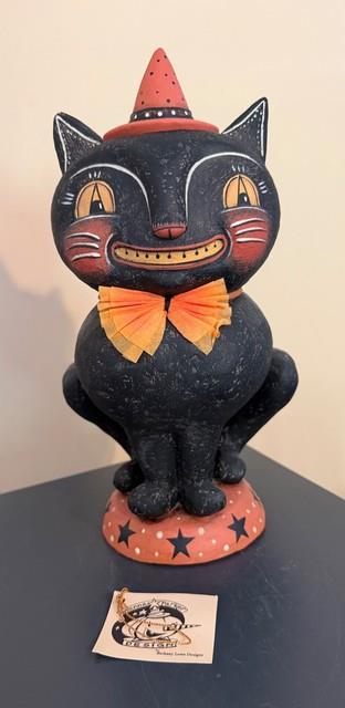 Johanna Parker Bethany Lowe Smiling Simon Large 10 Black Cat Halloween