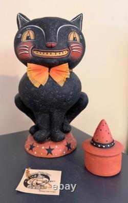 Johanna Parker Bethany Lowe Smiling Simon Large 10 Black Cat Halloween