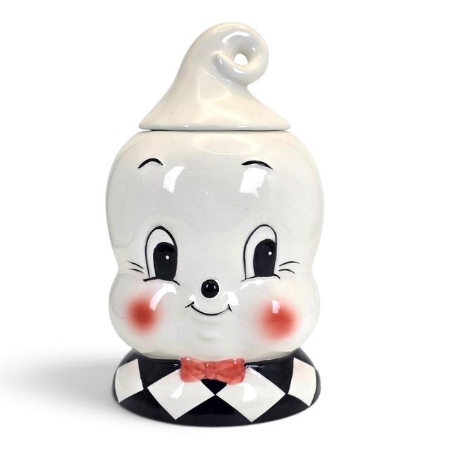 Johanna Parker Ghost Cone Head Canister Carnival Cottage Magenta Halloween Read