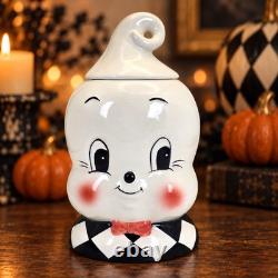 Johanna Parker Ghost Cone Head Canister Carnival Cottage Magenta Halloween READ
