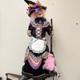 Karen Didion Halloween Witch Doll With Pink Feather Broom Rare Gingerbread 24
