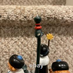Kathe Wohlfahrt Carolers Music Box Multicolor Christmas Decoration VERY RARE Kathe Wohlfahrt Carolers Music Box Multicolor Christmas Decoration VERY RARE