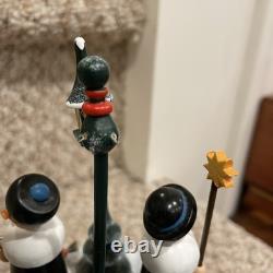 Kathe Wohlfahrt Carolers Music Box Multicolor Christmas Decoration VERY RARE Kathe Wohlfahrt Carolers Music Box Multicolor Christmas Decoration VERY RARE