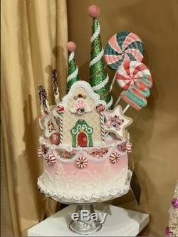 Katherine's 17.5 SWEET Cake CHRISTMAS Tree TOPPER or Table Piece 28-828355