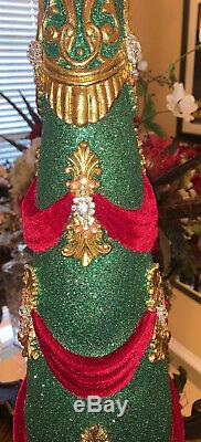 Katherine's Collection 34 Resin, Velvet, Crystals, Christmas Tree Display New