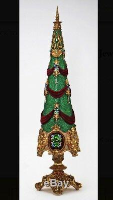 Katherine's Collection 34 Tartan Traditions Jewel Sculpted Tree 28-530408 NEW