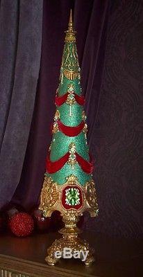 Katherine's Collection 35 Jeweled Red & Green Christmas Tree