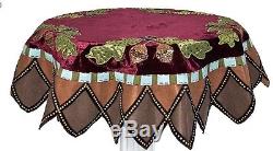Katherine's Collection 54 Round Woodlanders Table Cover Topper