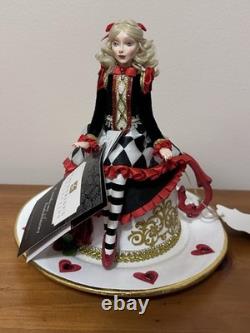 Katherine's Collection Alice in Wonderland Alice on a Teacup- Red Retired Katherine's Collection Alice in Wonderland Alice on a Teacup- Red Retired