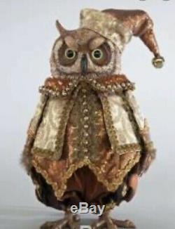 Katherine's Collection Celebrations Tabletop Owl Display New 28-744743