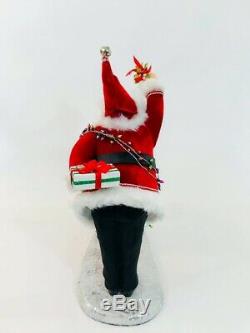 Katherine's Collection Christmas Kissing Mr & Mrs Santa Claus Figurine