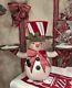 Katherine's Collection Christmas Spectacular Snowman Treats Holder Server New