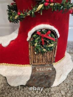 Katherine's Collection Christmas Whimsical Boot TabletopHARD TO FIND