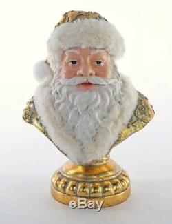 Katherine's Collection Christmas Wishes 12 Santa Bust 28-923557 NEW