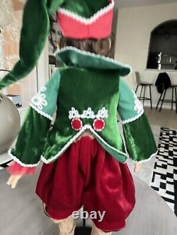 Katherine's Collection Elf Snap Doll 24 Gingerbread Collection New