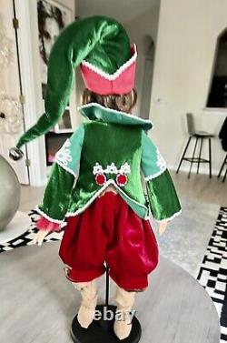 Katherine's Collection Elf Snap Doll 24 Gingerbread Collection New