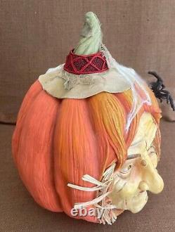 Katherine's Collection Halloween Wisteria Wildgrass Pumpkin New Just Unpacked