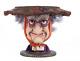 Katherine's Collection Halloween Witch Head Cake Plate 28-428156 Broomstick Acre