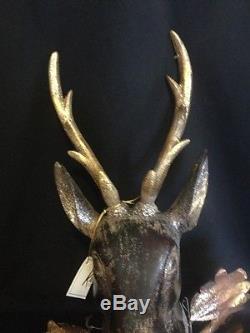 Katherine's Collection Journey Stag Deer Head Wall Christmas Display NEW