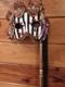 Katherine's Collection Masquerade Mask On Stick Mardi Gras Black Retired