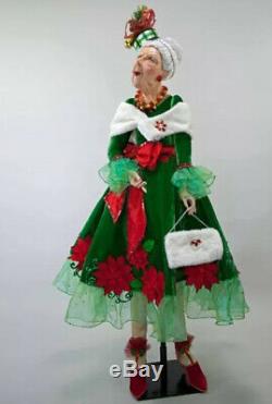 Katherine's Collection Night Before Christmas Lifesize Old Lady Doll NEW