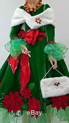 Katherine's Collection Night Before Christmas Lifesize Old Lady Doll NEW
