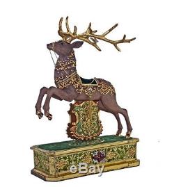 Katherine's Collection Regimental Reindeer Mantle Christmas Display New