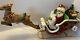 Katherine's Collection Santa Sleigh & Reindeer Tbltop 28-828335 New As Is